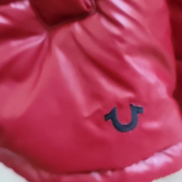 True Religion, Mens, Red Puffer Jacket - Picture 5 of 10
